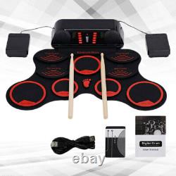 1Pc Hand Roll Drum Creativce Durable Drum Set Electronic Drum for Outdoor