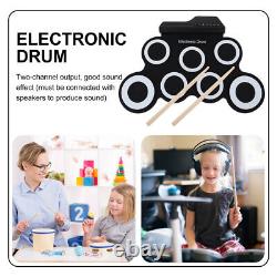 2 Sets Hand Roll Electronic Drum Perkusja Sticks 5a Musical Battery Chopsticks