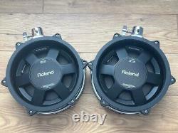 2 X Roland Pd-128s / 12 V-drum Pads Taken From A Td50kv