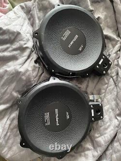 2 x Roland pdx 100 dual trigger pads 10in