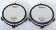 2x Roland Pd-85 Mesh Drum Pads 8 Dual Zone Trigger For Electronic Drum Kit