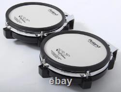2x Roland PD-85 Mesh Dual Zone/Trigger Electronic Snare Drum/Toms