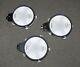 3 Pack Roland V Drums Pd-80 Electronic 8 Tom Trigger Mesh Pads In White