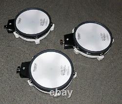 3 PACK Roland V Drums PD-80 wt Electronic 8 TOM Trigger Mesh pads upgrade set