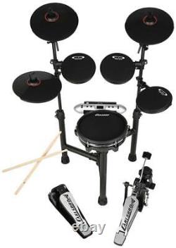 8 Piece Digital Drum Kit with Mesh Snare & Drumsticks CSD130M