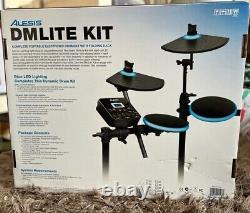 ALESIS DMLITE Electric Drum Kit & Foldable Throne/stool With Built In Coaching