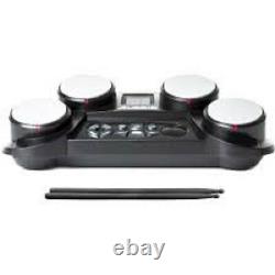 Alesis CompactKit 4 4-Pad Portable Tabletop Electronic Drum Kit with Drumsticks