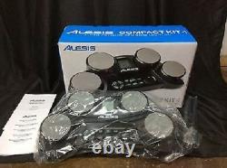 Alesis CompactKit 4 4-Pad Portable Tabletop Electronic Drum Kit with Drumsticks