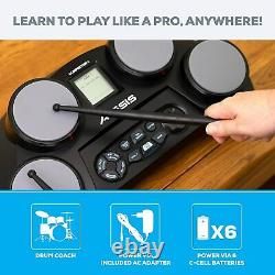 Alesis CompactKit 4 Electronic Drum Kit 4 Velocity Pad Drum Machine