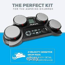 Alesis CompactKit 4 Electronic Drum Kit 4 Velocity Pad Drum Machine