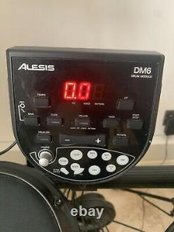 Alesis DM6 Electronic Drum Kit with Mapex Double Bass Pedal and Music Stand