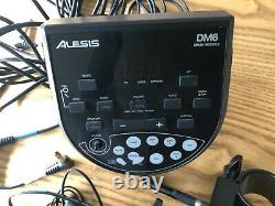 Alesis DM6 Electronic Drum Module with loom clamp and power adaptor