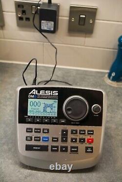 Alesis DM8 drum module, with bracket, power supply and wiring fully working