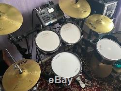 Alesis DM-10 Electronic Drum kit, Custom Setup With Surge Cymbals