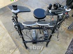Alesis DM Lite Electronic Drum Kit with stool drumsticks and headphones boxed