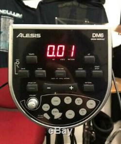 Alesis Dm6 Electric Electronic Digital Drum Kit Set With Sheet Music Stand