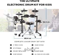 Alesis Drums Debut Kit Kids Electric Drum Kit with 4 Quiet Mesh Electronic