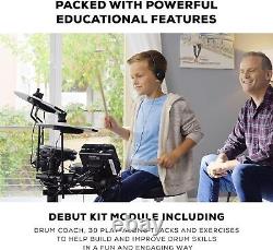 Alesis Drums Debut Kit Kids Electric Drum Kit with 4 Quiet Mesh Electronic