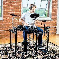 Alesis Drums Nitro Mesh Kit Eight Piece All Mesh Electronic Drum Kit With Supe