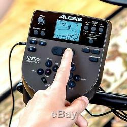 Alesis Drums Nitro Mesh Kit Eight Piece All Mesh Electronic Drum Kit With Supe