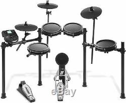 Alesis Drums Nitro Mesh Kit Eight Piece All Mesh Electronic Drum Kit With Supe