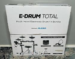 Alesis E-Drum Total Electronic Drum Set Kids Drumkit Throne Sticks Headphones