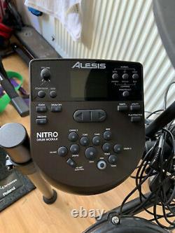 Alesis NItro Mesh Kit Electronic Drum Set With 8 Inch Snare Toms and 10 Cymbals