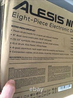 Alesis Nitro Electronic Drum Kit Eight Piece With Stool