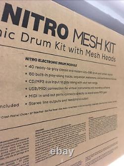 Alesis Nitro Electronic Drum Kit Eight Piece With Stool