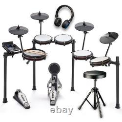 Alesis Nitro Max Electronic Drum Kit with Expansion Pack, Stool and Headphones