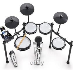 Alesis Nitro Max Kit Electric Drum Kit with Quiet Mesh 10 With Chair&headphone