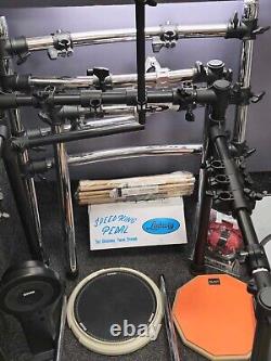 Alesis Nitro Max Kit Electric Drum Kit with Quiet Mesh Pads And Extras