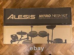 Alesis Nitro Mesh Electric Drum Kit With Stool, Sticks, Alesis Amp & headphones