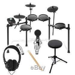 Alesis Nitro Mesh USB MIDI Electronic Drum Kit with Headphones, Stool & Sticks