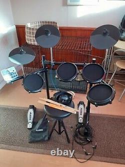 Alesis Turbo Mesh Electronic Drum Kit, Headphones & Stool