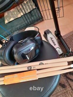 Alesis Turbo Mesh Electronic Drum Kit, Headphones & Stool