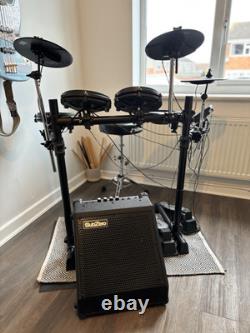 Alesis Turbo Mesh Electronic Drum Kit with Sub Zero drum amp and Sonor stool