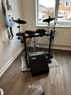 Alesis Turbo Mesh Electronic Drum Kit with Sub Zero drum amp and Sonor stool