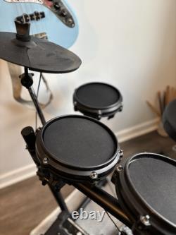 Alesis Turbo Mesh Electronic Drum Kit with Sub Zero drum amp and Sonor stool