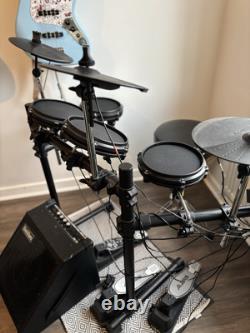 Alesis Turbo Mesh Electronic Drum Kit with Sub Zero drum amp and Sonor stool