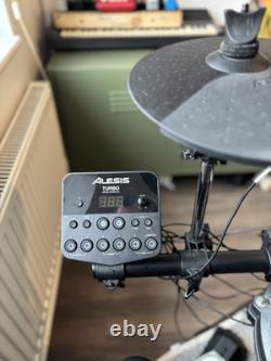 Alesis Turbo Mesh Electronic Drum Kit with Sub Zero drum amp and Sonor stool