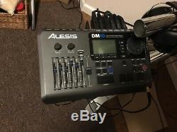 Alesis dm10 electronic drum kit, drum monitor and extras inc. 3 Roland PD8 pads