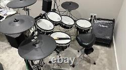 Amazing Roland TD20 Pro Drum Kit, Expanded, Black, Inc Roland Speaker set