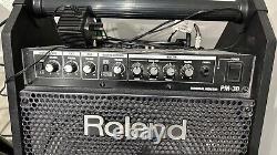 Amazing Roland TD20 Pro Drum Kit, Expanded, Black, Inc Roland Speaker set