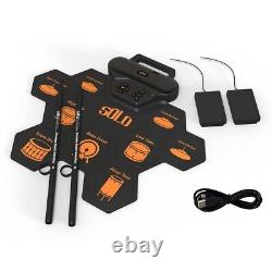 Beginner Friendly Electronic Drum Set with Adjustable Volume and Speed