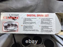 Bontempi Classic Digital Drum Set DP0651 Vintage Toy For Kids 6+ Good Boxed