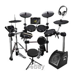 CSD600 Electronic MESH Drum Set with Monitor, Stool, Headphones & Tablet Mount
