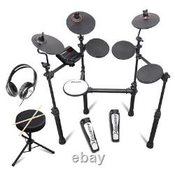 Carlsbro CSD100R Electronic Drum Kit 7 Piece Set, Stool and Headphones