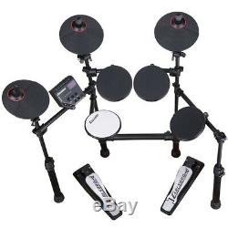 Carlsbro CSD100 Electronic Drum Kit Bundle with Stool & Headphones