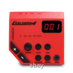 Carlsbro CSD100 R Electronic Drum Kit 7 Piece Digital Set Compact Foldable